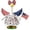 As shown, variant on Ouuluon 4th of July Porch Goose Outfits Cute Sunflower Style Outfit Set, 23 inch Spring Summer Themed Costume for Independence Day Porch Garden