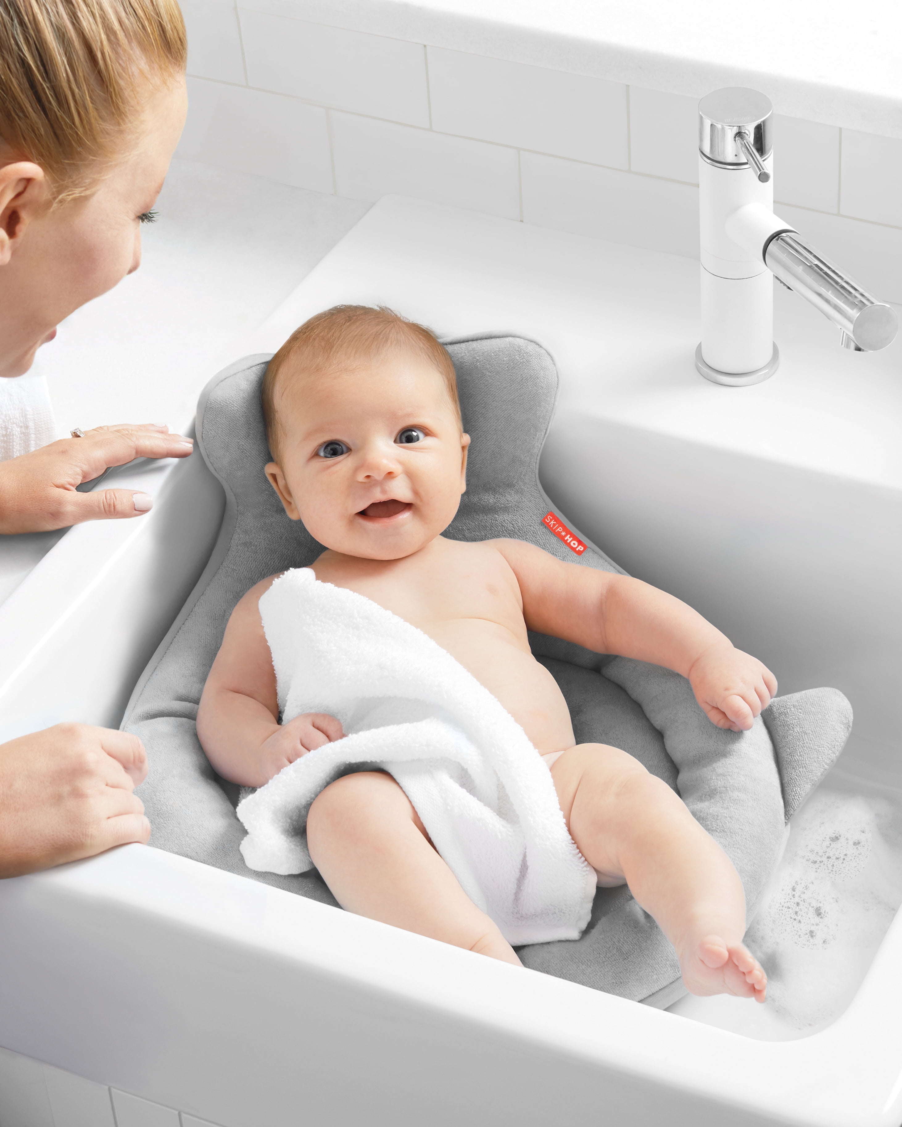Skip Hop Moby Softspot Sink Bather, Gray