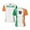 1, variant on Exclusive design Ireland Flag Grain 3D Printed Men For Running Bike Soccer Tennis Fitness Sports tshirt Mesh Fans Short T-shirt