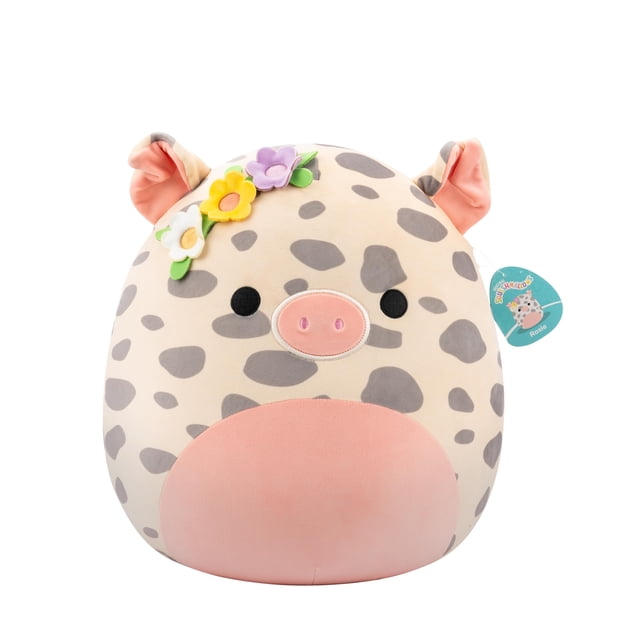 Peluche Squishmallows original de Rosie The Spotted Pig, 40 cm