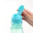 thumbnail image 5 of Sports Water Bottle,Durable Water Bottle,Leakproof Wide Mouth Bottle,Water Bottle With Wrist Strap,BPA Free,Portable Sports Water Bottle,Drinking Cup with Handle for Camping Gym(Blue1), 5 of 9