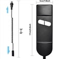 thumbnail image 4 of 3X Reemplazo del Control Remoto de la Silla Elevadora, Piezas de Repuesto del Control Remoto del SillóN Reclinable EléCtrico de 5 Pines y 2 Botones para Okin Limoss Pride Straight, 4 of 5