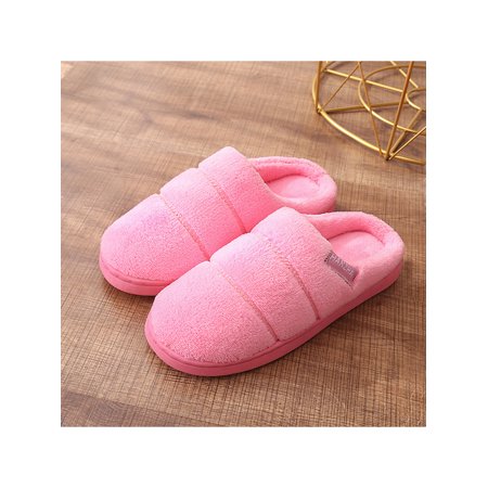 

Fangasis Womens Breathable Cotton House Slide Slippers Soft Comfy Bedroom Memory Foam Shoes