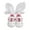 White Set, variant on Loliuicca Baby Girl Lightweight Shoes Cute Rabbit Ear Soft Rubber Sole Shoes