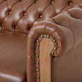 thumbnail image 4 of Kinzie Chesterfield Tufted 3 Seater Sofa with Nailhead Trim, 4 of 8