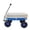 Blue, variant on Hassch Outdoor Wagon Carrier Trolley Pulling Utility All Terrain Cart 178lbs Load with Wood Railing, Red