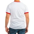 thumbnail image 2 of CafePress - Feckin' Eejits! Ringer T - 100% Cotton Ringed T-Shirt, 2 of 4