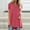 01Hot Pink, variant on pbnbp Plus Size Tunic Tops for Women Casual Solid V Neck Short Sleeve Dressy Blouses Flowy Loose Shirts for Women 2023 TrendyWomen