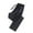 Black, variant on Fleece Pants Casual Pants for Men Elastic Waist Black Mens Dress Pants, Sweat Pants, Men And Women's Lightweight Joggers Pants Running Hiking Workout Track With Zipper Pockets