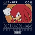 thumbnail image 2 of Mens Sonic the Hedgehog Knuckles Portrait Sweatshirt, 2 of 4