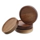 thumbnail image 1 of ColoMX Tapas de madera para tarros de almacenamiento (4 unidades): tapa de madera de acacia para contenedores. Reemplazo de tapas herméticas para tarros de vidrio., 1 of 8
