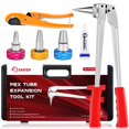 thumbnail image 1 of Kit de herramientas de expansión de tubos PEX Saker PEX-A con 1/2, 3/4 y 1 pulgada, 1 of 8