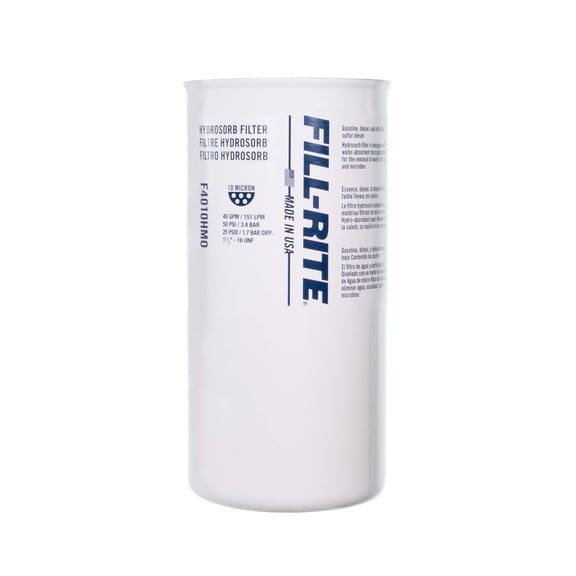Fill-Rite FR4010HM0 10 Micron 40 GPM Hydrosorb Fuel Filter