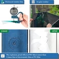 thumbnail image 5 of One-way Privacy Explosion-proof High-quality PET Material Heat Resistant, Light Shielding, UV Resistant Window Film (Cosmic Black,80x200cm), 5 of 7