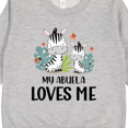 thumbnail image 3 of Inktastic Zebra My Abuela Loves Me Toddler Sweatshirt, 3 of 4
