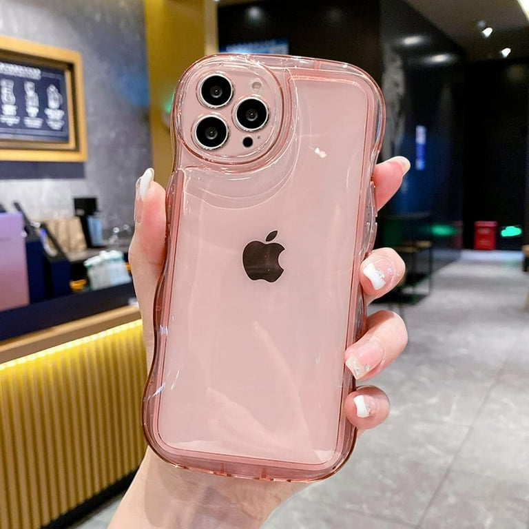 早い者勝ち❣️iPhone 11 Pro Max バンパーフレーム ピンク for iPhone 11 Pro Max Case 6.5 inch, Cute Clear Bubble Shell