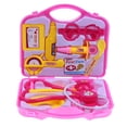 thumbnail image 1 of Maleta de plástico portátil para niños, 15 Uds., para regalo de niño y niña (rosa) Tmvgtek libre de BPA, 1 of 8