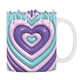 thumbnail image 2 of Suministros de cocina, tazas, juego de utensilios de cocina, tazas con efectos visuales tridimensionales, taza de café de cerámica con forma de corazón para San Valentín, taza de agua para pareja, par, 2 of 7