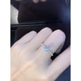 thumbnail image 2 of 1pc Cubic Zirconia Decor Ring For Women For Engagement Gift Copper Jewelry, 2 of 5
