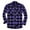 Purple, variant on YFNNUP Flannel Shirts for Men,Mens Plaid Flannel Brushed Shirt Casual Button Down Shirt Jacket Classic Fit Long Sleeve Work Tee Shirt