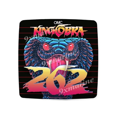 OMC King Cobra Flame Arrestor Sticker 262