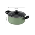 thumbnail image 2 of Ensemble de 7 Pcs de Batterie de Cuisine Antiadhésive Aluminium Vert Sauge, 2 of 6