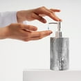 thumbnail image 3 of Bathroom Accessories Set, Toothbrush Holder, Soap Dispenser, Silver, Ceramic, 4 Piece, 3 of 7