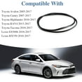 thumbnail image 4 of Sunroof Seal Gasket Sun Roof Upper Frame Seal Compatible with Toyota Avalon Camry  Highlander RAV4 Tacoma Lexus ES300h RX350 Replace#: 63251-0E020, 4 of 6