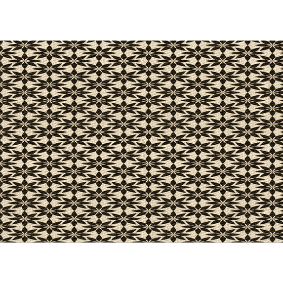 Ahgly Company Indoor Rectangle Patterned Midnight Gray Area Rugs, 4' x 6'