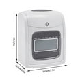 thumbnail image 2 of LCD Time Clock Office Staff Employee Punch Attendance Machine Time Card 50 Card, 2 of 24