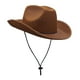 thumbnail image 2 of Sombrero de Vaquero Sunnimix Accesorios de Disfraz Duradero Marrón Oscuro, 2 of 8