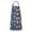 Dark Blue Mermaid, variant on Fairy Princess Mushroom Pattern Apron-Garden Aprons for Women with Pockets-Cotton Linen Waterproof Kitchen Cooking Gardening Aprons Adjustable for Kitchen,Cooking,BBQ and Salon 33x27 Inch