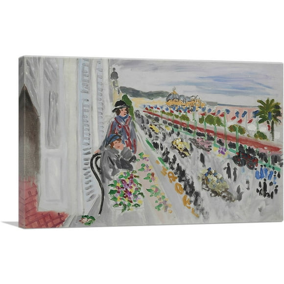 ARTCANVAS Festival of Flowers 1922 Canvas Art Print by Henri Matisse - Size: 18" x 12" (0.75" Deep)