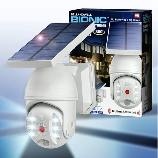 Bionic Spotlight Extreme Solar Outdoor Lights Motion Sensor Solar