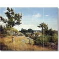 thumbnail image 1 of Ceramic Tile Mural-Willard Metcalf Village Painting 116. 24" w x 18" h using (12) 6 x 6 ceramic tiles, 1 of 3