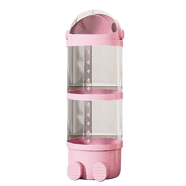 Hbdhejl Vertical Toy Storage Tube Stuffed Animal Storage Tube With Buckle Vertical Stuffed Animal Storage Tube Kids Clear Stuffed Animal Storage Tube With Lid Pp Transparent Bucket 2 Layer