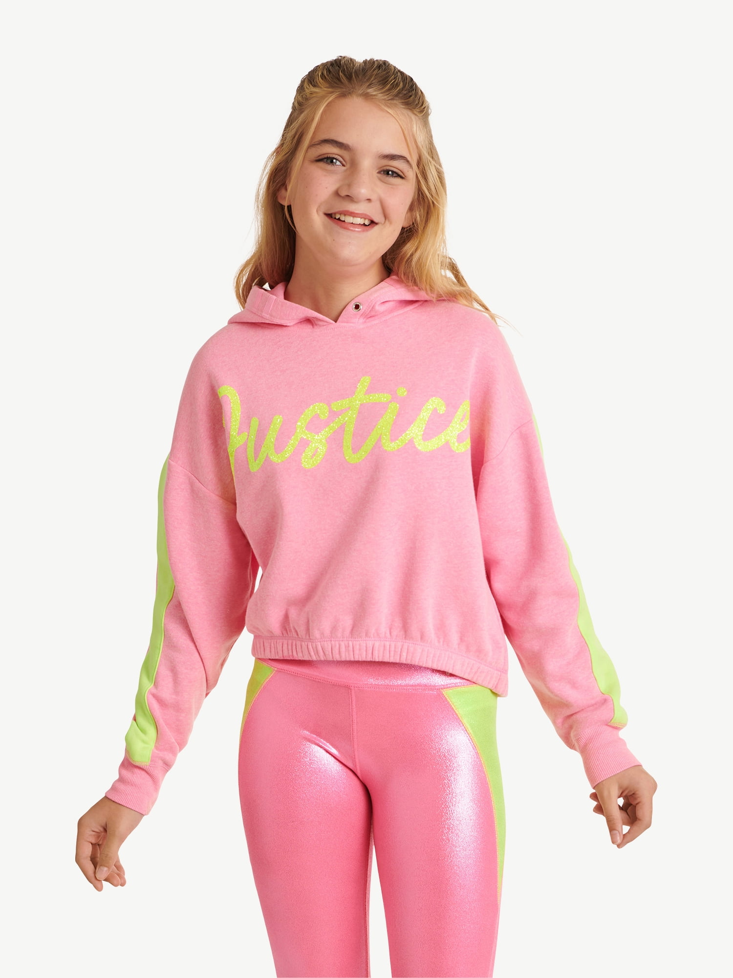 Justice Girl's Collection X Cinched Hem Hoodie, Sizes XS-XLP
