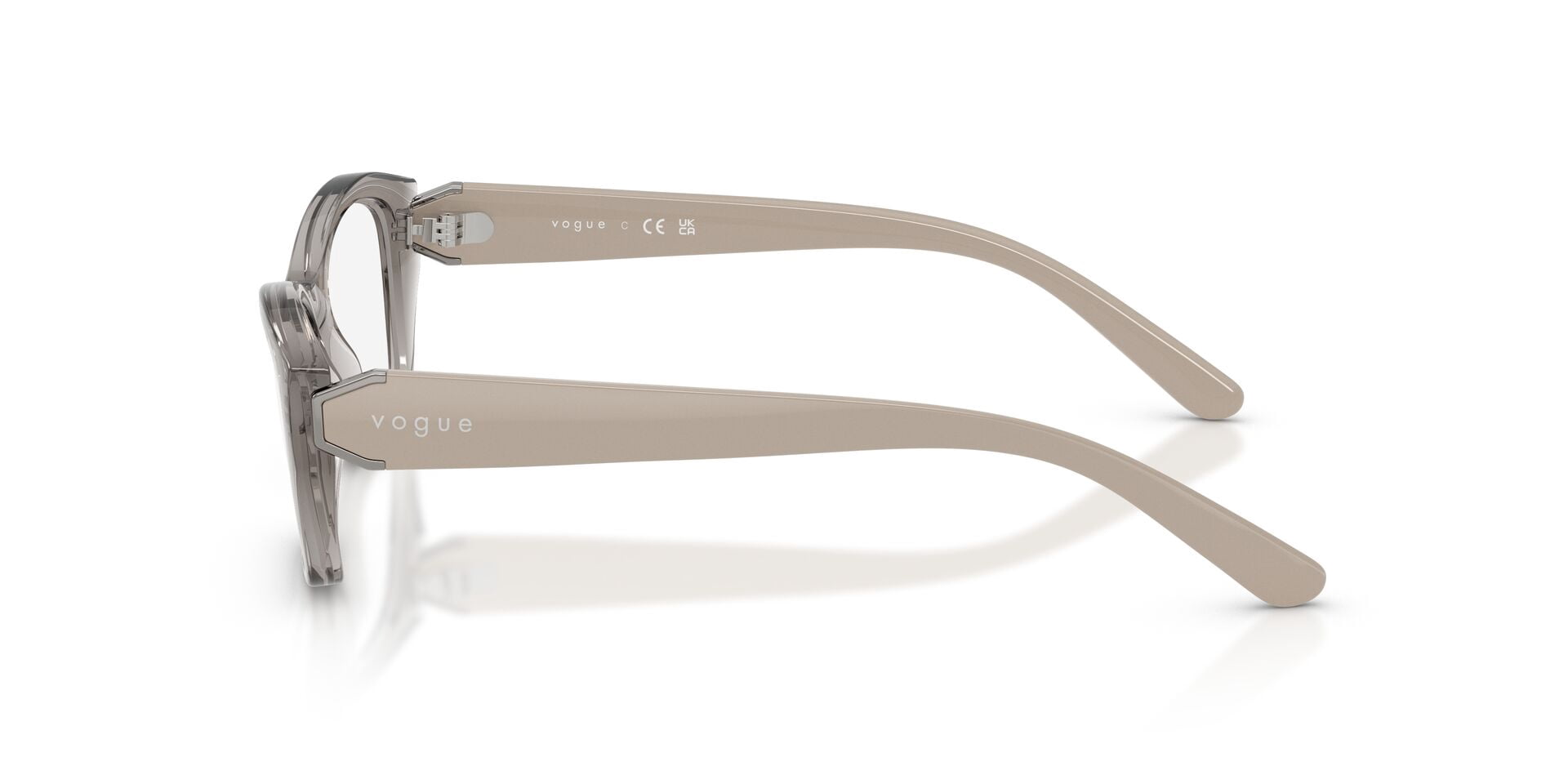 Vogue Unisex VO5676 53mm Transparent Grey Propionate Eyeglasses