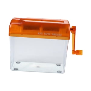 QualitChoice PP Outil de déchiquetage portable en papier manuel avec fond antidérapant pour la salle d'étude stable Etc.