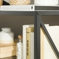 thumbnail image 6 of Walker Edison Rustic Metal 3-Shelf Bookcase, Slate Grey/Black Metal, 6 of 15