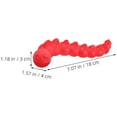 thumbnail image 2 of Luxshiny 2pcs Dog Chew Toy TPR Red Funny Dog Toy Chewing Outdoor Play, 2 of 8