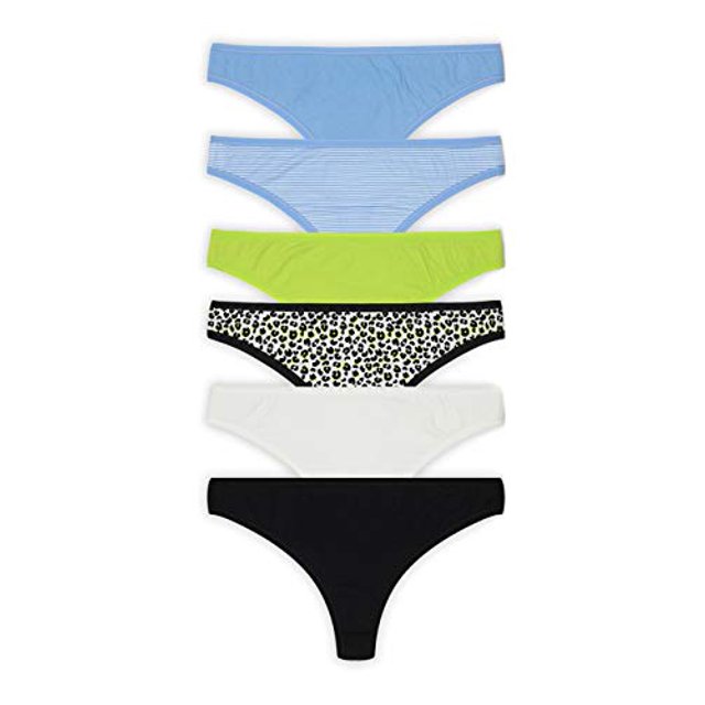 Nobo 5Pack Juniors Panties Hipster Thong Bikini String Cheeky Boyleg