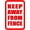 Warning Sign 2, variant on Keep Calm and Mind Your Own Business Safety Sign - 8"x12" Aluminum Sign for Outdoor Indoor Home Office Business Space
