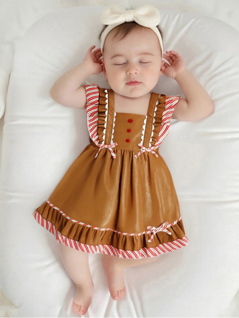 BemeyourBBs Girl Gingerbread Man Dress Flying Sleeve Square Neck A-Line Dress - Walmart.com BemeyourBBs Girl Gingerbread Man Dress Flying Sleeve Square Neck A-Line Dress - Walmart.com