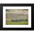 thumbnail image 2 of Christen Dalsgaard 18x14 Black Modern Framed Museum Art Print Titled - Landscape Near the Town of Skive with Skivehus Manor, Jutland (1849), 2 of 5