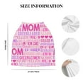thumbnail image 6 of Haiem Best Mom ever Baby Nursing Cover & Nursing Poncho - Multi Use Cover for Baby Car Seat Canopy, Stroller Cover, 360°Full Privacy Breastfeeding Coverage, 6 of 9
