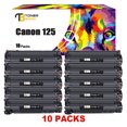 thumbnail image 1 of Toner Bank Compatible Toner Cartridge Replacement for Canon 125 High Yield (Black, 10-Pack,3484b001), 1 of 7