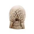 thumbnail image 1 of Wosthever Decoración de fiesta blanca Debe tener luces de calavera brillantes de Halloween Decoración de fiesta Decoraciones Estatua de cabeza Type3 NO3, 1 of 6