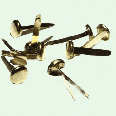13mm Brass Plated Paper Fasteners Split Pins Butterfly Clip - High-Quality and Durable
