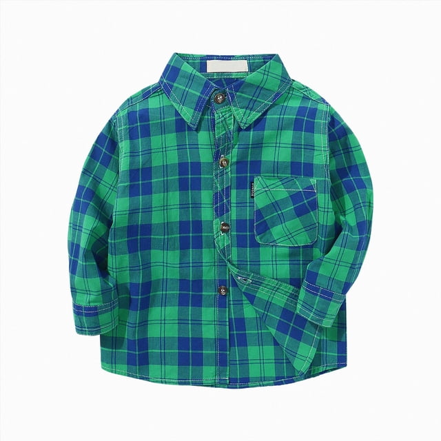 Splozh T-shirt à Col Rond pour Enfants T-shirt d'Été à Motif Mignon à Manches Longues T-shirt pour Enfants T-shirt à Manches Longues pour Enfants, Vert Foncé, 6-8 Ans